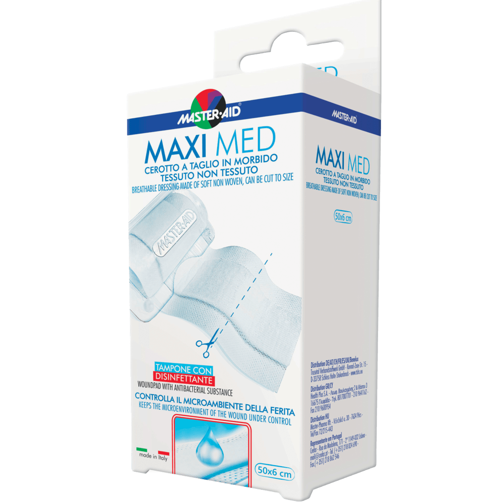 Pansament rola Maxi Med, 50x6 cm, Master Aid