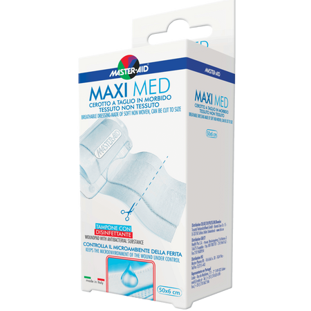 Pansament rola Maxi Med, 50x6 cm, 1 bucata, Master Aid