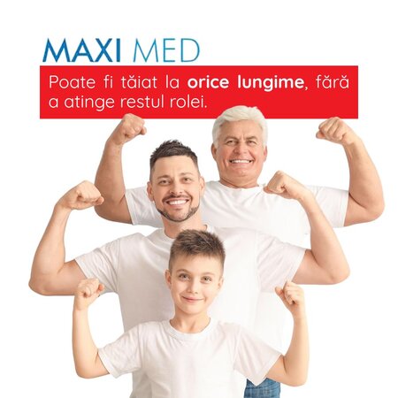 Pansament rola Maxi Med, 50x6 cm, 1 bucata, Master Aid 718884