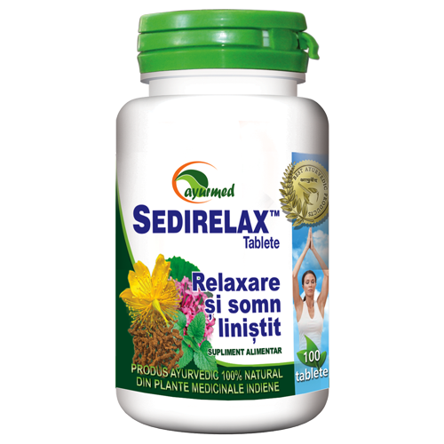 Sedirelax, 100 tablete, Ayurmed