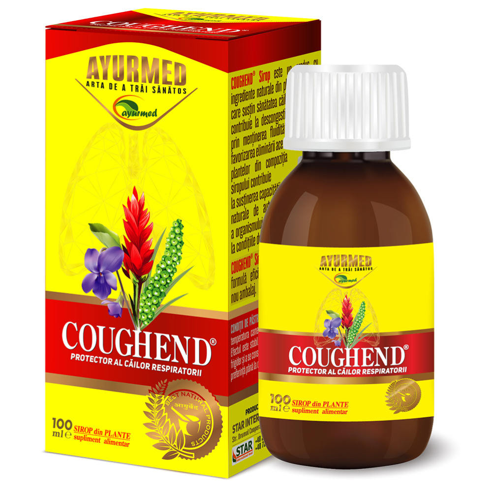 Coughend sirop, 100 ml, Ayurmed