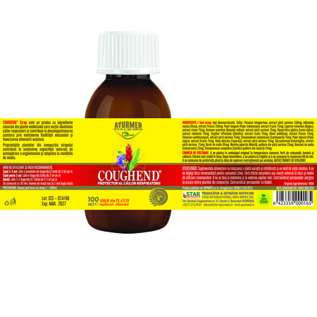 Coughend sirop, 100 ml, Ayurmed 677034