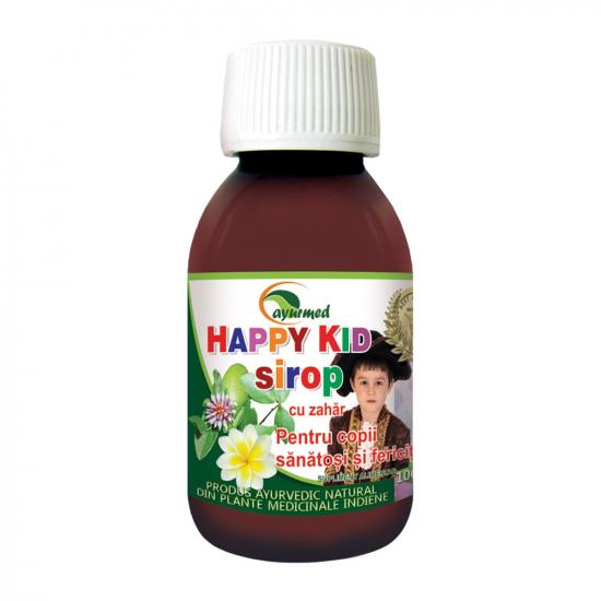 Happy Kid sirop cu zahar, 100 ml, Ayurmed