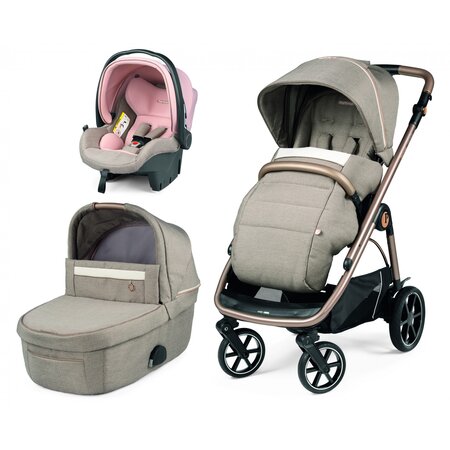 Sistem carucior 3 in 1 pentru copii Veloce Primo Viaggio SL, Mon Amour, Peg Perego 520201