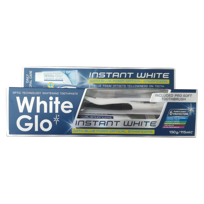 Pasta de dinti 150 ml+ periuta de dinti, White Glo