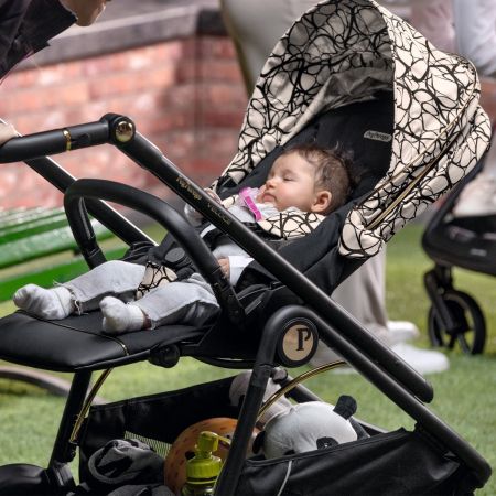 Sistem carucior 3 in 1 pentru copii Veloce Primo Viaggio SL, Graphic Gold, Peg Perego 520147