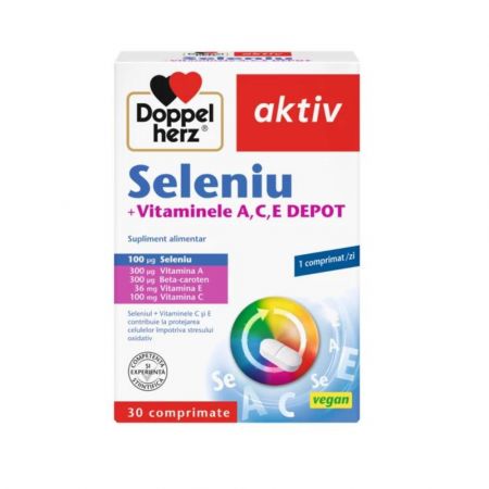 Seleniu + Vitaminele A, C, E, 30 capsule, Doppelherz