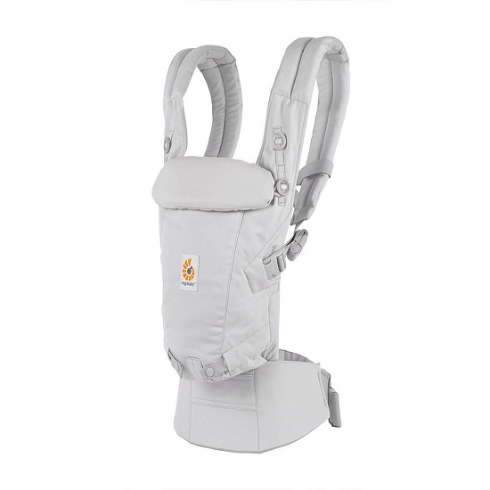 Marsupiu Adapt Soft Touch Cotton Pearl Grey, Ergobaby