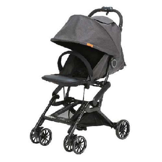 Carucior cu pliere compacta, Dark Grey, Combi Japonia