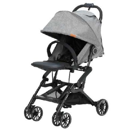 Carucior cu pliere compacta Light Grey