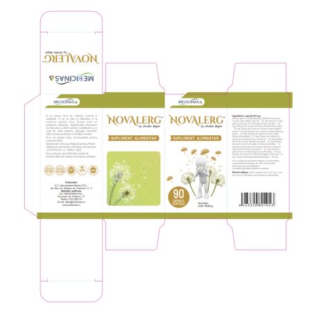 Novalerg, 90 capsule vegetale, Medicinas 769426