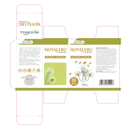 Novalerg, 90 capsule vegetale, Medicinas 769426
