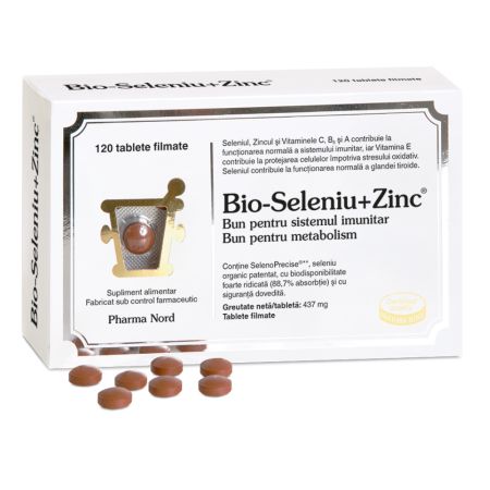 Bio-Seleniu + Zinc, 120 tablete, Pharma Nord