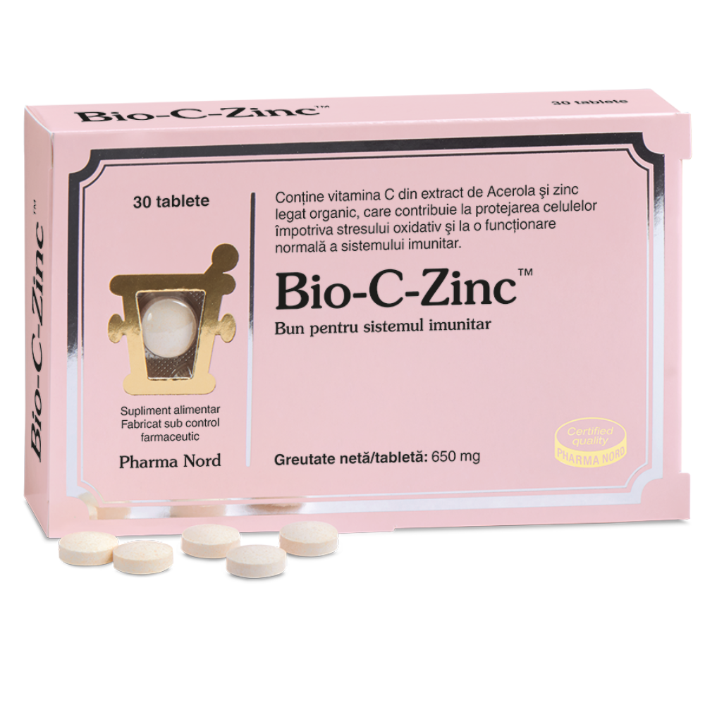 Bio-C-Zinc, 30 tablete, Pharma Nord