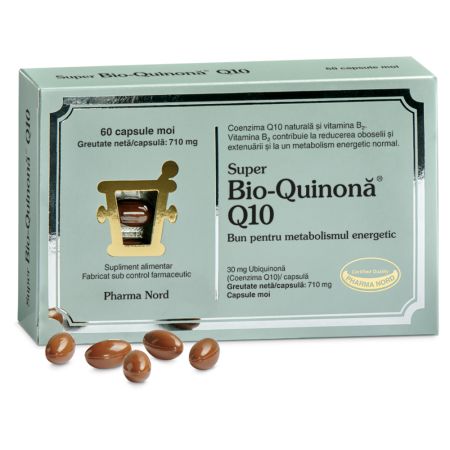 Super Bio-Quinona Q10, 30 mg, 60 capsule, Pharma Nord