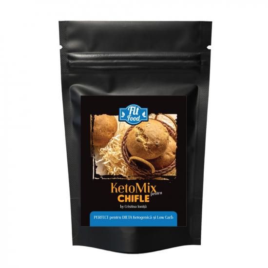 KetoMix pentru chifle, 450 g, Fit Food