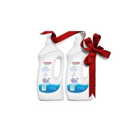 Pachet detergent de rufe cu lavanda pentru bebe, 2x1000 ml