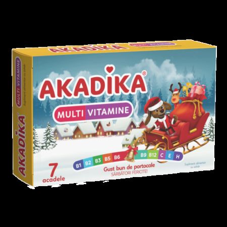 akadica acadele cu multivitamine