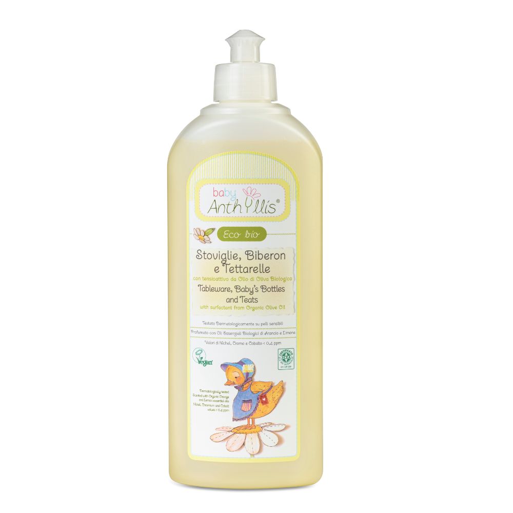 Detergent Bio pentru biberoane, tetine si vase, 500 ml, Baby Anthyllis