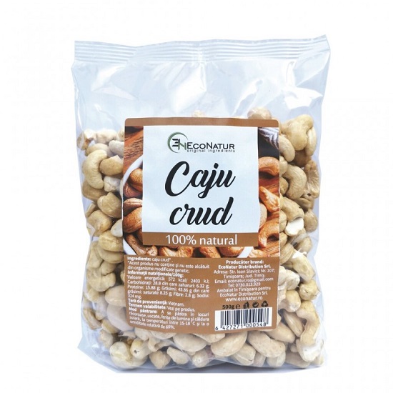 Caju crud, 500g, EcoNatur