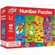 Puzzle cu numere, +3 ani, 10 piese, Galt 481346