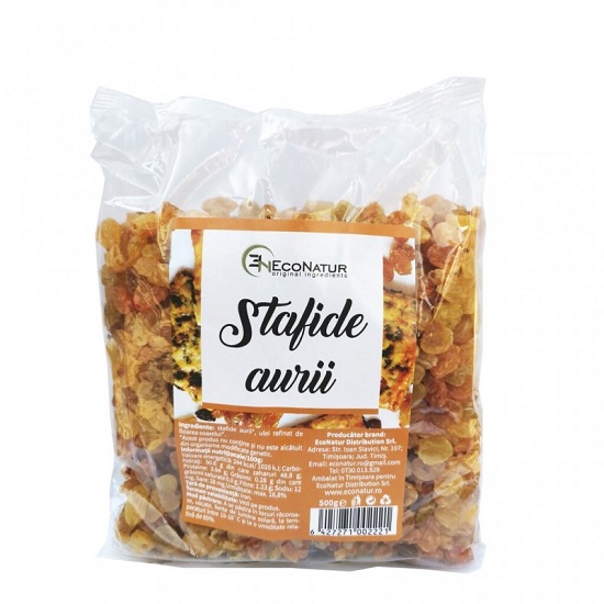 Stafide aurii, 500 g, EcoNatur