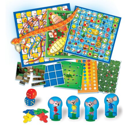 Set 10 jocuri in 1, +4 ani, Clementoni 481400