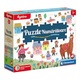 Puzzle Numaratoare Agerino, +5 ani, 104 piese, Clementoni 481402