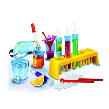 Mega Lab de chimie Stiinta si joaca, +8 ani, Clementoni 481407