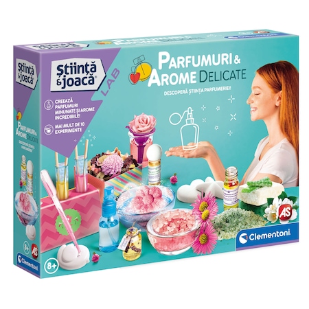 Parfumuri si arome delicate Stiinta si joaca, +8 ani, Clementoni