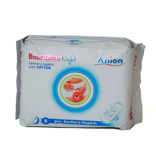 Absorbante de noapte, 8 bucati, Biointimo