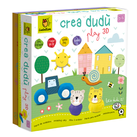 Set creativ, modele 3D din plastilina