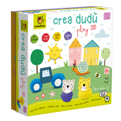 Set creativ modele 3D din plastilina Crea Dudu, +2 ani, Ludattica