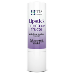 Lipstick cu aroma de fructe, 4 gr, Tis Farmaceutic
