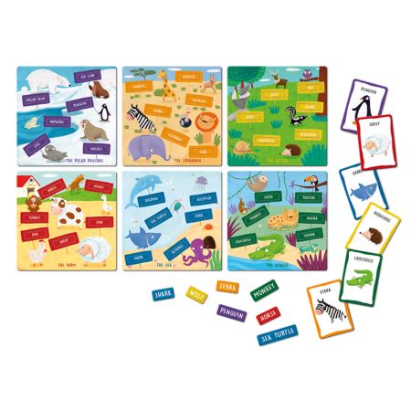 Joc Montessori, Sa vorbim in engleza, + 4 ani, Ludattica 481641