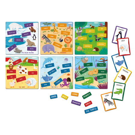 Joc Montessori, Sa vorbim in engleza, + 4 ani, Ludattica 481641