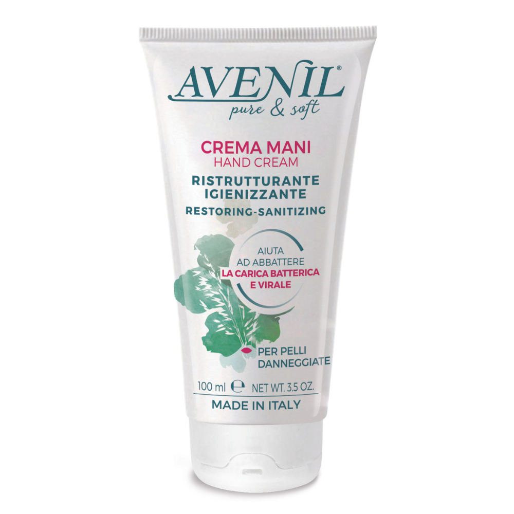 Crema de maini restructuranta si igienizanta, 100 ml, Avenil