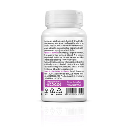 Black Cohosh, 30 capsule vegetale, Zenyth 761600