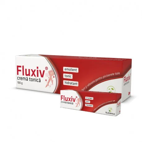 Pachet Crema Tonica Fluxiv, 100 g + 20 g, Antibiotice