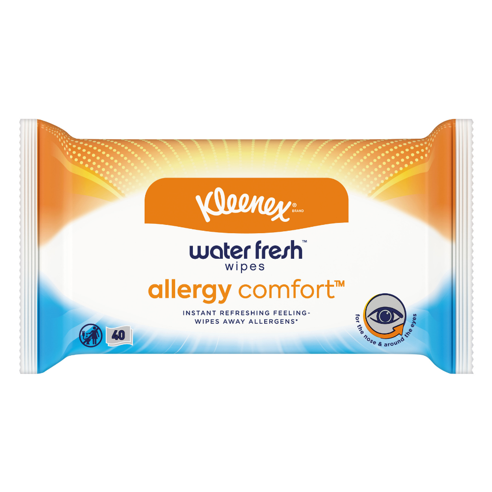 Servetele umede,  Allergy comfort, 40 bucati, Kleenex