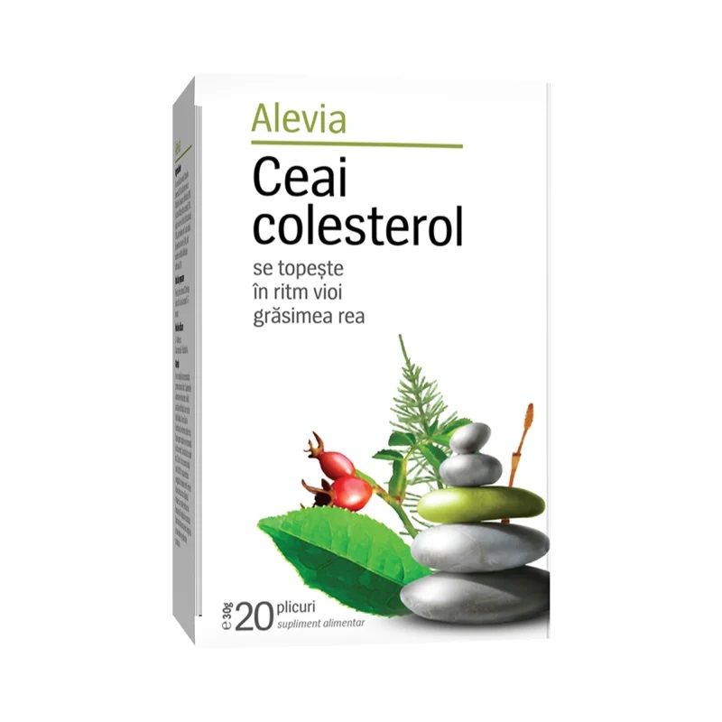 Ceai medicinal colesterol, 20 plicuri, Alevia