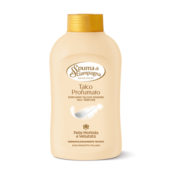 Talc parfumat, 200 g, Spuma Di Sciampagna