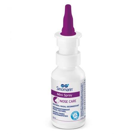 Sinomarin Mini Spray decongestionant nazal hipertonic, 30 ml, Gerolymatos International 584141