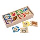 Puzzle din lemn, alfabetul in limba engleza, +4 ani, Melissa& Doug 482289