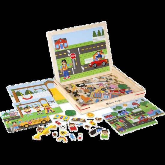 Joc magnetic, Potriveste piesele, +3 ani, Melissa& Doug 482307