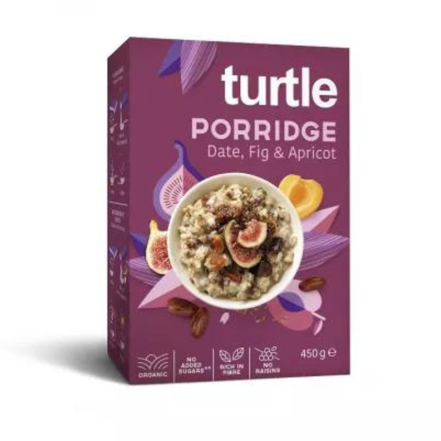 Cereale Bio cu fibre, 450 g, Turtle