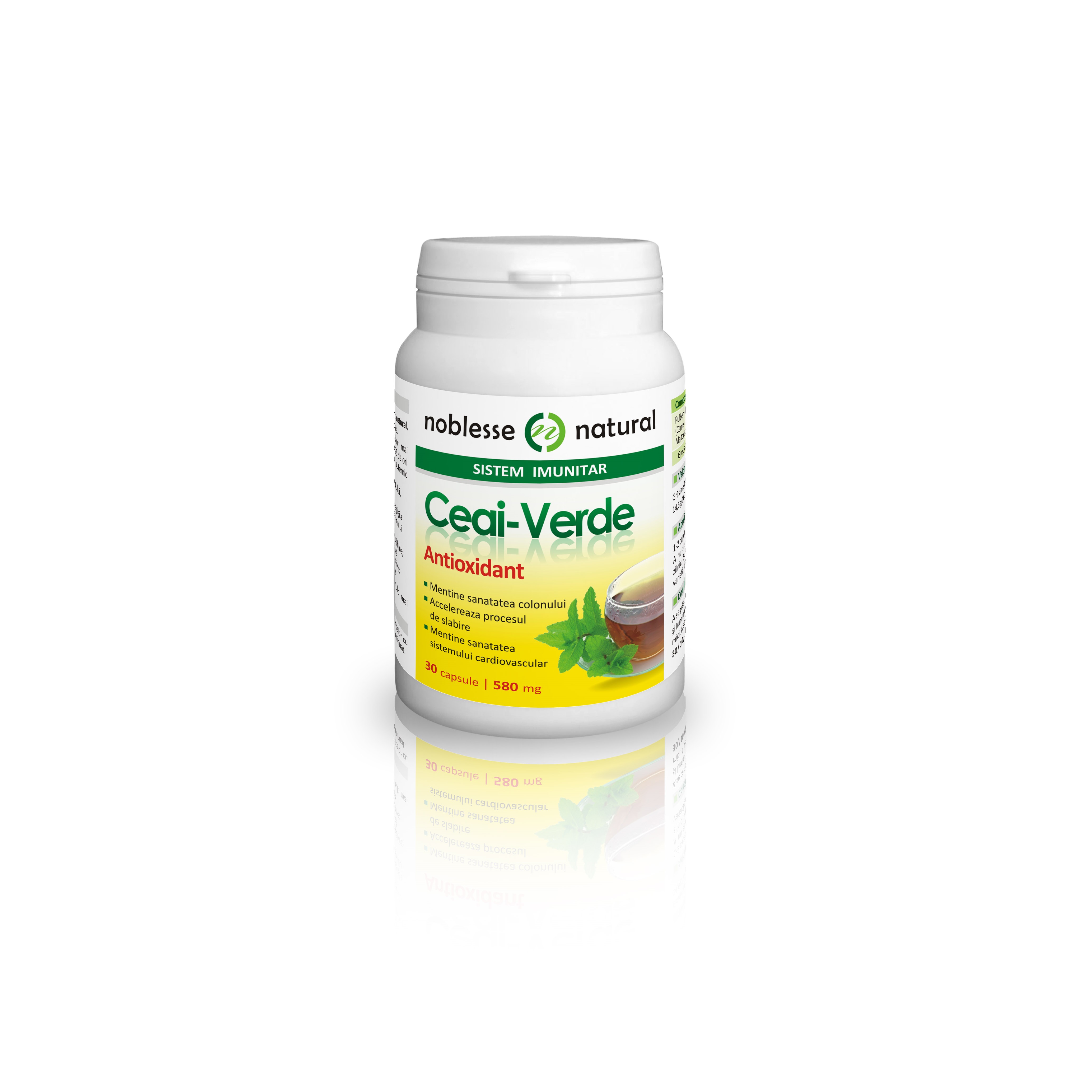 Ceai Verde, 30 capsule, Noblesse