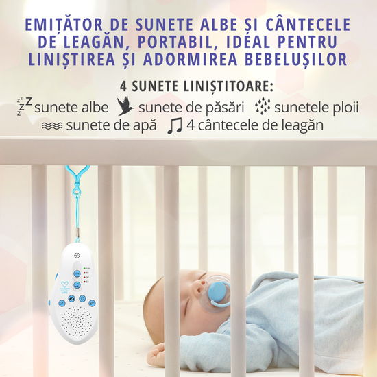 Emitator sunete albe 4 in 1, EasyCare 482527