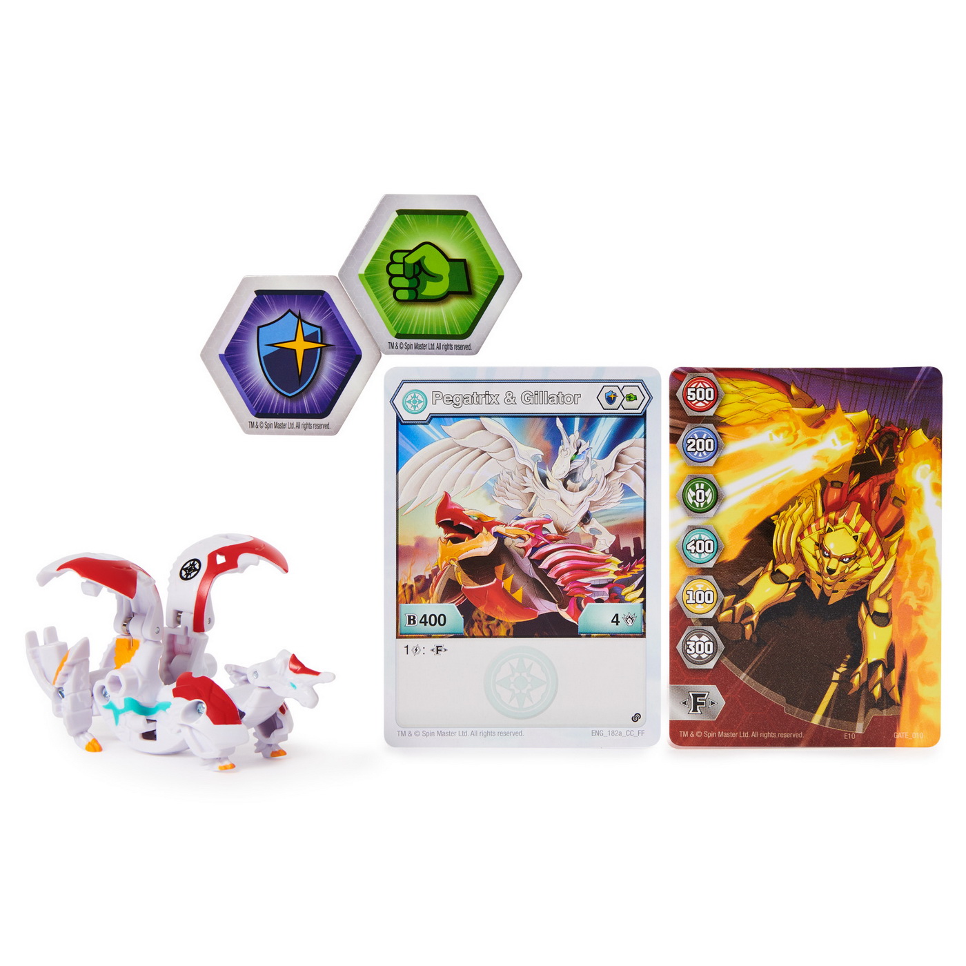 Bila Basic cu card, Pegatrix&Gillator, +6 ani, Bakugan