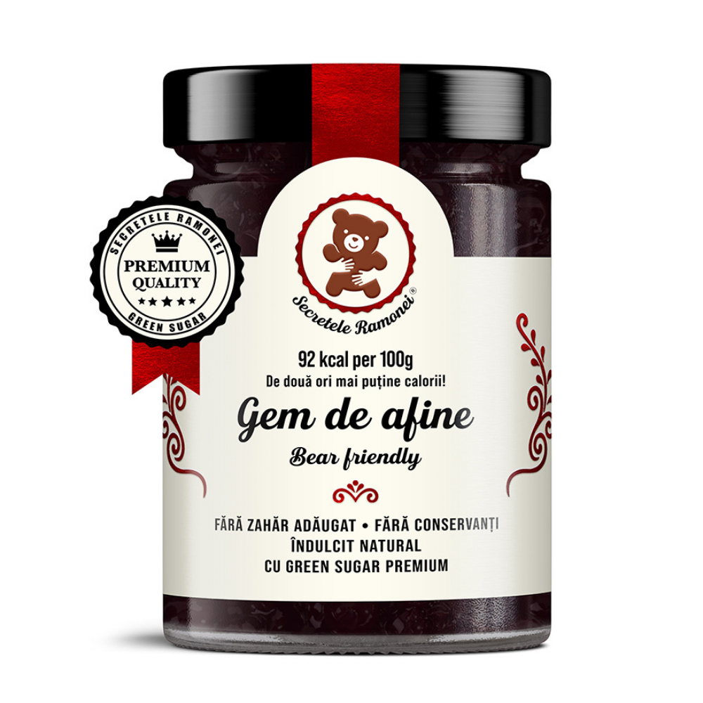 Gem de afine, 350 g, Secretele Ramonei